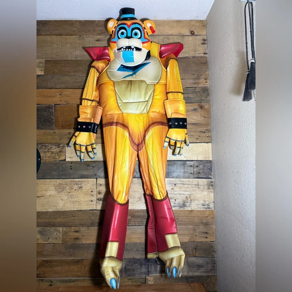 Friday Night at Freddys Glam rock Freddy Halloween Costume Child Medium 8-10